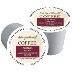 Harry & David Coffee Combo, Dark Roast, Caramel Pecan 2/18 Ct Boxes -Coffee Beverage Shop 121212 3