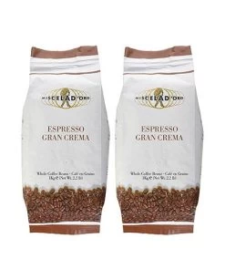 Miscela D'Oro Gran Crema Espresso Beans, 2/2.2 Lb Bags