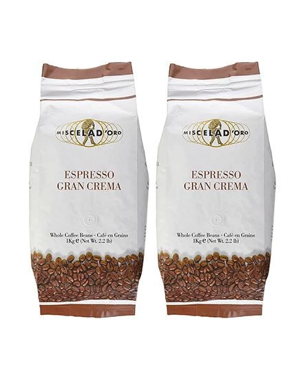 Miscela D'Oro Gran Crema Espresso Beans, 2/2.2 Lb Bags 1 Miscela D'Oro Gran Crema Espresso Beans, 2/2.2 Lb Bags