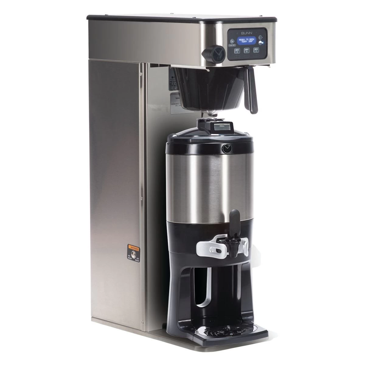 BUNN® Bunn 53100.0101 BrewWISE ICB-DV Tall Infusion Series Stainless Steel Automatic Coffee Brewer - Dual Voltage 1 BUNN® Bunn 53100.0101 BrewWISE ICB-DV Tall Infusion Series Stainless Steel Automatic Coffee Brewer - Dual Voltage