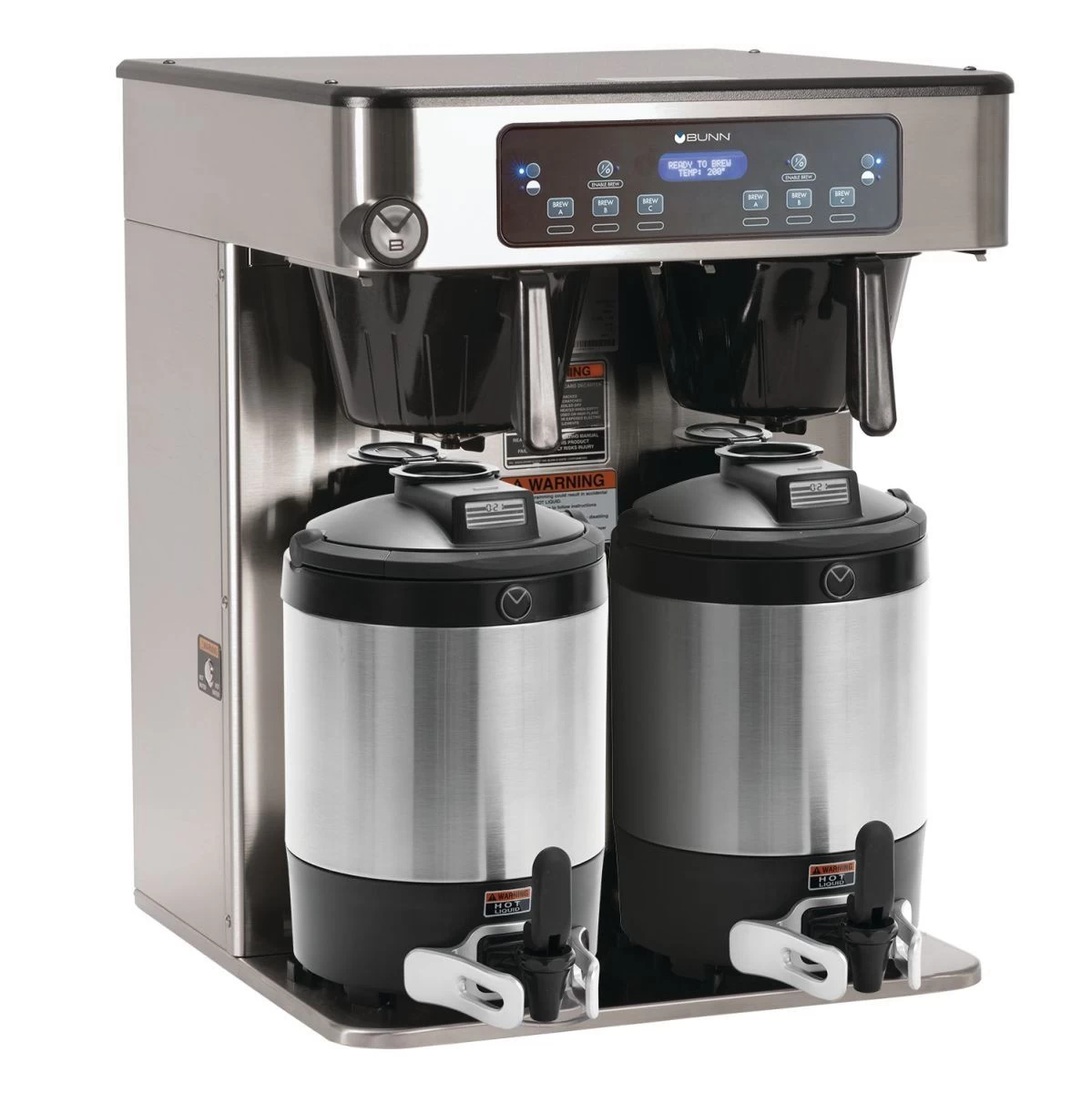 BUNN® Bunn 53200.0100 ICB Twin Infusion Series Stainless Steel Automatic Coffee Brewer - 120/240V, 6000W 1 BUNN® Bunn 53200.0100 ICB Twin Infusion Series Stainless Steel Automatic Coffee Brewer - 120/240V, 6000W