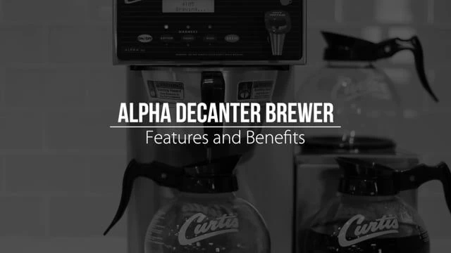 Curtis ALP1GT12A000 Alpha® G3 Decanter 1 Station With 1 Lower Warmer - 120V 2 Curtis ALP1GT12A000 Alpha® G3 Decanter 1 Station With 1 Lower Warmer - 120V - Image 2