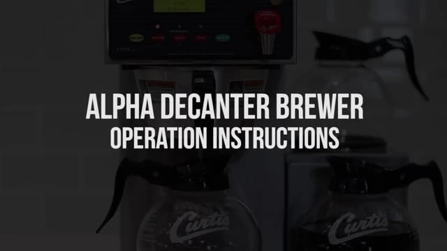 Curtis ALP1GT12A000 Alpha® G3 Decanter 1 Station With 1 Lower Warmer - 120V 3 Curtis ALP1GT12A000 Alpha® G3 Decanter 1 Station With 1 Lower Warmer - 120V - Image 3