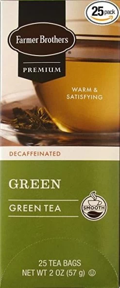 Farmer Brothers Premium: Decaf Green Tea, 2/25 Ct Tea Boxes -Coffee Beverage Shop 81h9cq4yajl. sy679 pibundle 25 topright 0 0 sx284sy679sh20