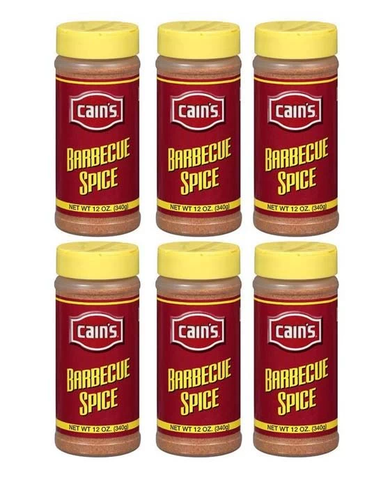 Cain's Barbecue Spice, 6 Bottles 12 Oz Each 1 Cain's Barbecue Spice, 6 Bottles 12 Oz Each