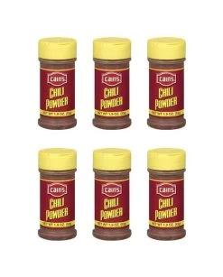 Cain's Chili Powder, 6 Bottles, 1.9 Oz Each