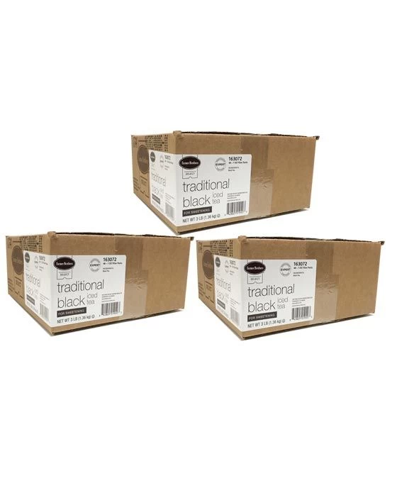 Farmer Brothers Black Iced Tea For Sweetening, 3 Boxes - 48/1 Oz 1 Farmer Brothers Black Iced Tea For Sweetening, 3 Boxes - 48/1 Oz