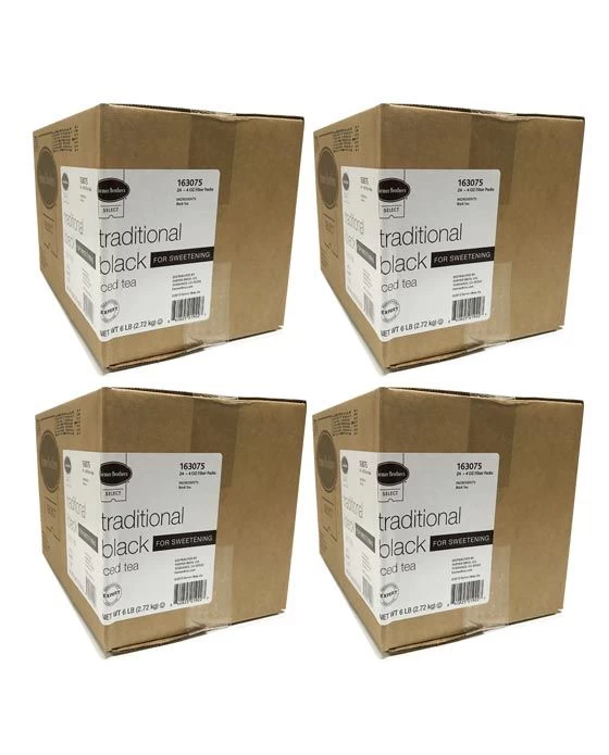 Farmer Brothers Black Iced Tea For Sweetening, 4 Boxes - 24/4 Oz 1 Farmer Brothers Black Iced Tea For Sweetening, 4 Boxes - 24/4 Oz
