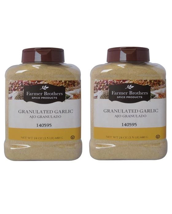 Farmer Brothers Granulated Garlic (2 Bottles/1.5 Lb Ea.) 1 Farmer Brothers Granulated Garlic (2 Bottles/1.5 Lb Ea.)