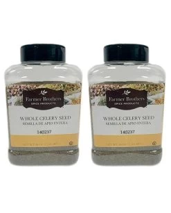 Farmer Brothers Whole Celery Seed (2 Bottles/1 Lb Ea.)