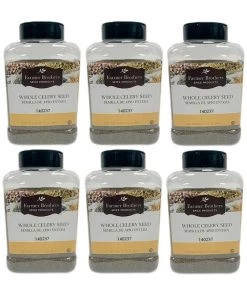 Farmer Brothers Whole Celery Seed (6 Bottles/1 Lb Ea.)