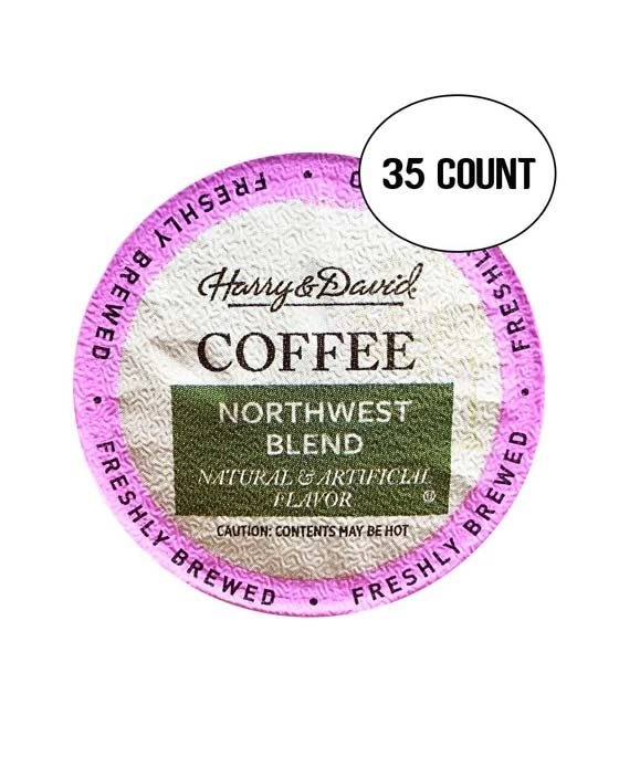 Harry & David Coffee, Northwest Blend, 35 Single Serve Cups 1 Harry & David Coffee, Northwest Blend, 35 Single Serve Cups