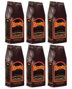 Kahlua Black Russian Gourmet Ground Coffee (6 Bags/12 Oz)