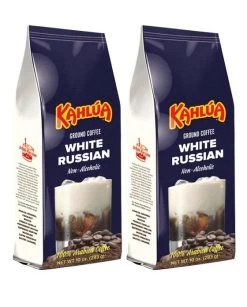 Kahlua White Russian Gourmet Ground Coffee (2 Bags/10 Oz)
