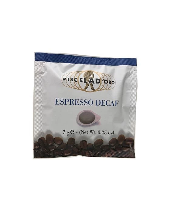 Miscela D'Oro Single Espresso - 4 X 150 Pods 600 Total (Decaf) 1 Miscela D'Oro Single Espresso - 4 X 150 Pods 600 Total (Decaf)