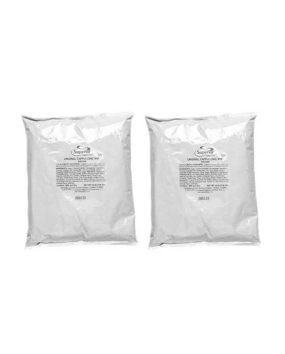 Superior Cappuccino Mix Original Mix 2 Bags (2 Lbs Ea) 1 Superior Cappuccino Mix Original Mix 2 Bags (2 Lbs Ea)