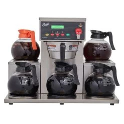 Curtis ALP5GT12A000 G3 Alpha® Decanter 5 Station With 5 Lower, Right/Left Warmers