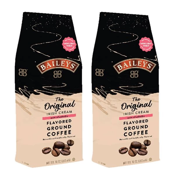 Baileys Bailey's, The Original Irish Cream, Flavored Ground Coffee, (2 Bags/10 Oz) 1 Baileys Bailey's, The Original Irish Cream, Flavored Ground Coffee, (2 Bags/10 Oz)