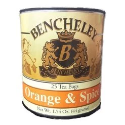 Bencheley Orange & Spice Tea, 25 Tea Bags (1.54 Oz) -Coffee Beverage Shop bencheley orange spice tea 1