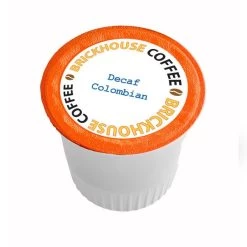 Brickhouse Single Serve Coffee, Decaf Colombian Blend, 72 Count -Coffee Beverage Shop brickhouse decaf colombian single serve cups 12 cntt