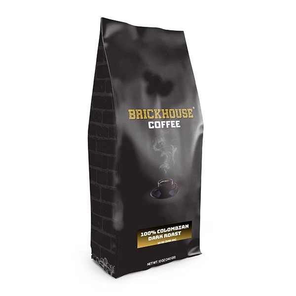 Brickhouse Ground Coffee, BRICKHOUSE Blend: 100% Colombian Dark Roast, 2/12 Oz Bags 2 Brickhouse Ground Coffee, BRICKHOUSE Blend: 100% Colombian Dark Roast, 2/12 Oz Bags - Image 2
