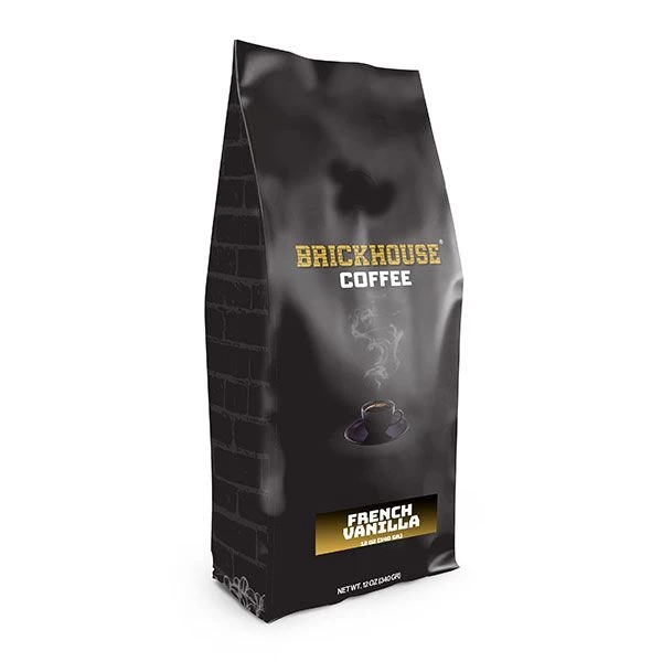 Brickhouse Ground Coffee, French Vanilla, 12oz Bag 1 Brickhouse Ground Coffee, French Vanilla, 12oz Bag