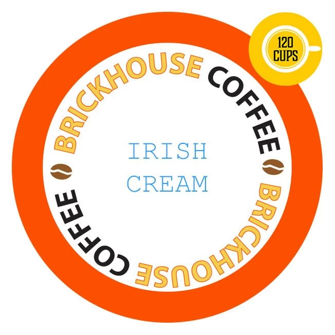 Brickhouse Single Serve Coffee, Irish Cream, 120 Count 1 Brickhouse Single Serve Coffee, Irish Cream, 120 Count