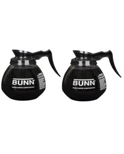 BUNN® BUNN 64oz Blk Hndl Glass Decanter (2pk)