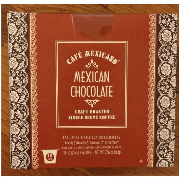 Cafe Mexicano Mexican Chocolate Single Serve Coffee 18 Pods 2 Cafe Mexicano Mexican Chocolate Single Serve Coffee 18 Pods - Image 2