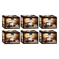 Caffe Noir Gourmet Coffee Chocolate Raspberry, Single Serve Beverage Cups, 6 Box 12 Count Each