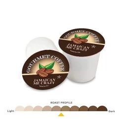 Caffe Noir Gourmet Coffee Jamaican Me Crazy, Single Serve Beverage Cups, 6 Box 12 Count Each -Coffee Beverage Shop caffenoirjamaican me crazy 1