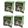 China Mist - Legendary Green Organic Black Full Leaf Tea Sachet, 4 Boxes 15 Count