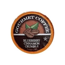 Coffee Lovers Single Serve Sampler: Blueberry Cinnamon Crumble, Chocolate Peanut Butter, Cinnamon Roll, French Vanilla, Hazelnut Cream And Southern Pecan (6 Cups Per Flavor) -Coffee Beverage Shop def 1