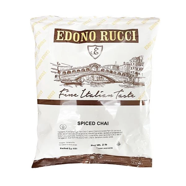 Edono Rucci Spiced Chai Tea Latte 1 Bag (2 Lbs) 1 Edono Rucci Spiced Chai Tea Latte 1 Bag (2 Lbs)