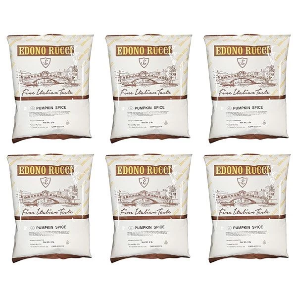 Edono Rucci Pumpkin Spice Cappuccino Mix, 6 Bags (2 Lbs Each) 1 Edono Rucci Pumpkin Spice Cappuccino Mix, 6 Bags (2 Lbs Each)