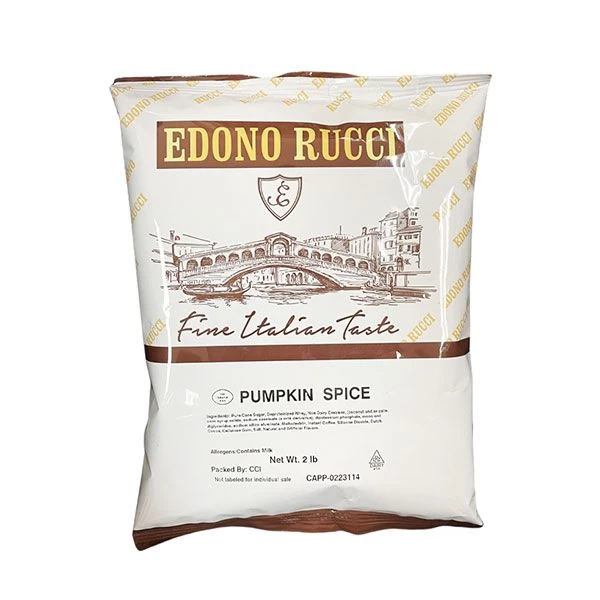 Edono Rucci Pumpkin Spice Cappuccino Mix, 2 Lb Bag 1 Edono Rucci Pumpkin Spice Cappuccino Mix, 2 Lb Bag