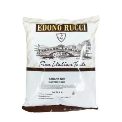 Edono Rucci Banana Nut Powdered Cappuccino Mix, 2 Lb Bag