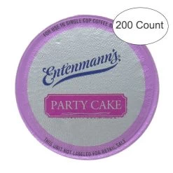 Entenmann's Single Serve Coffee, Party Cake, 200 Count