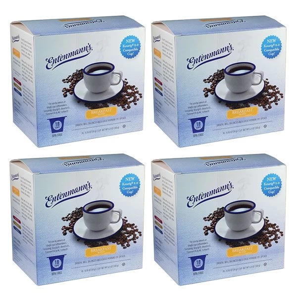 Entenmann's Single Serve Coffee, Breakfast Blend, 4/18 (72 Count) 1 Entenmann's Single Serve Coffee, Breakfast Blend, 4/18 (72 Count)