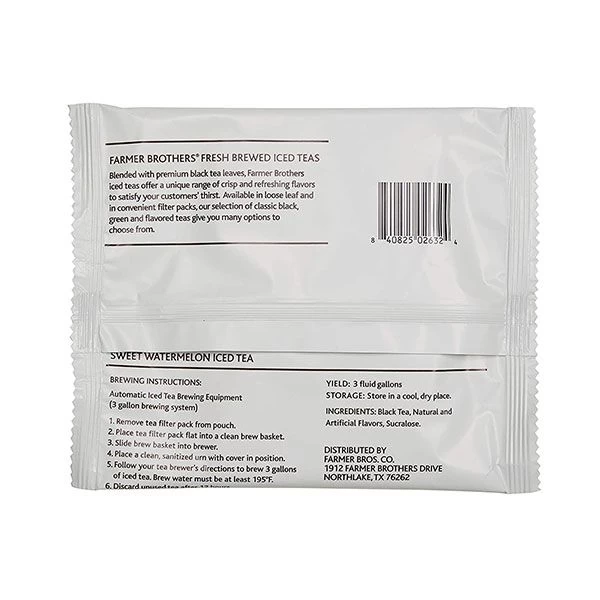 Farmer Brothers Premium Sweet Watermelon Iced Tea Filterpacks (24 Count) 2 Farmer Brothers Premium Sweet Watermelon Iced Tea Filterpacks (24 Count) - Image 2