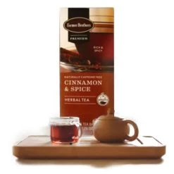 Farmer Brothers Premium: Cinnamon Hot Tea, 6/25 Ct Tea Boxes -Coffee Beverage Shop fbcinnamonspice 2