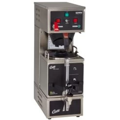 Curtis GEM-120A-10 Gemini Stainless Steel Analog Satellite Coffee Brewer - 120V -Coffee Beverage Shop gem 120a 10 i4