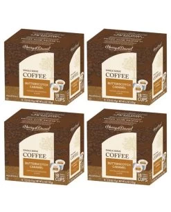 Harry & David Butterscotch Caramel Single Serve Coffee,4/18 Count