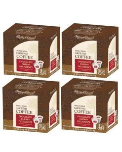 Harry & David Chocolate Cherry Decadence Single Serve Coffee, 4/18 Count
