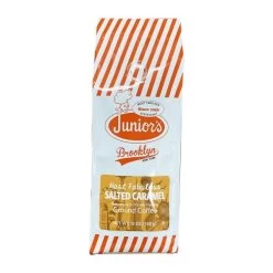 Junior's Most Fabulous Salted Caramel Ground Coffee, 4/12 Oz Bag 8 Junior's Most Fabulous Salted Caramel Ground Coffee, 4/12 Oz Bag -Coffee Beverage Shop juniorssaltedcaramel1 1