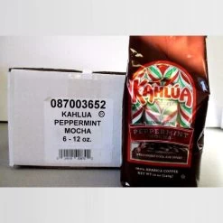 Kahlua Peppermint Mocha Gourmet Ground Coffee (3 Bags/12 Oz) -Coffee Beverage Shop kahluapaperment 1