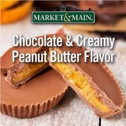 Market & Main Chocolate Peanut Butter Single Serve Coffee Cups, 6 Box (72 Cups) -Coffee Beverage Shop market main chocolate peanut butter cup coffee single serve cups 12cups2