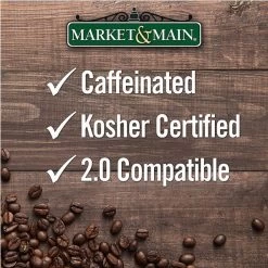Market & Main Chocolate Peanut Butter Single Serve Coffee Cups, 6 Box (72 Cups) -Coffee Beverage Shop market main chocolate peanut butter cup coffee single serve cups 12cups3