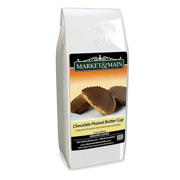 Market & Main® Chocolate Peanut Butter Cup Flavored Coffee (6 Bags/12 Oz) 2 Market & Main® Chocolate Peanut Butter Cup Flavored Coffee (6 Bags/12 Oz) - Image 2