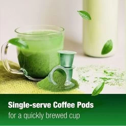 Matcha De Aroma - Green Tea Latte Single Serve Pods (Cinnamon Chai) -Coffee Beverage Shop matcha de aroma green tea latte single serve pods creamy matcha02 1